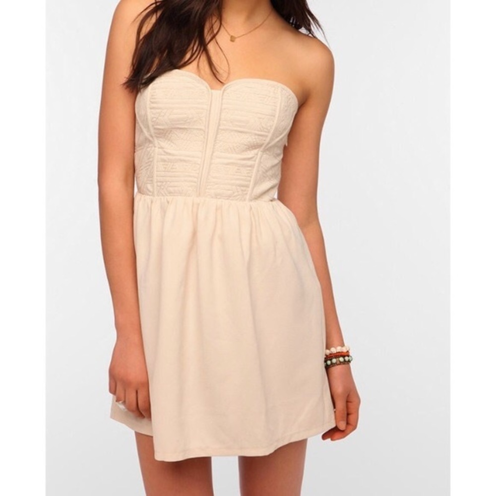 Staring at Stars Strapless Mini Dress